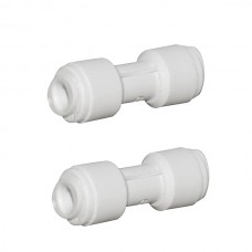 2x 1/4 Pushfit x 1/4 Push Fit Straight Connectors AccessoriesHBQA-006A