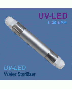 12-24v DC UVC-LED 30LPM Ultra Violet (UV) Water Treatment Systems E-Coli, Bacteria & Coliforms