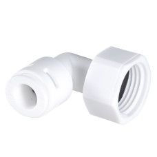  3/8 Inch Push Fit to 1/2" female BSP 90 DEG Elbows