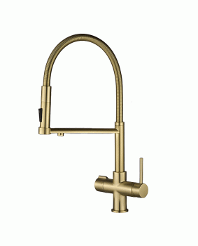 3 Way Kitchen Sink Faucet SH-506 Antique Gold