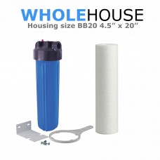 Ultra Violet 5 micron Pre Filter and Housing BB20 Whole House Systems